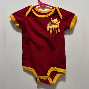 Disney Red and Yellow Bodysuit